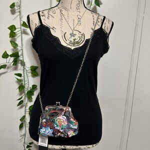 Ed Hardy Floral Crossbody Bag